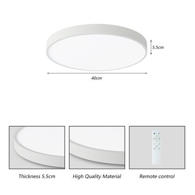 IMMAX NEO LITE SEMPLICI SMART stropní svítidlo 40cm 36W 2736 lm, s podporou BEACON, Wi-Fi, TUYA, bílé