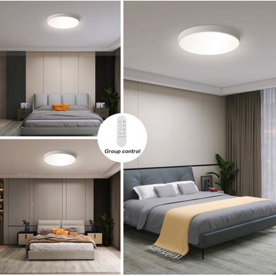 IMMAX NEO LITE SEMPLICI SMART stropní svítidlo 60cm 60W 4500 lm, s podporou BEACON, Wi-Fi, TUYA, bílé