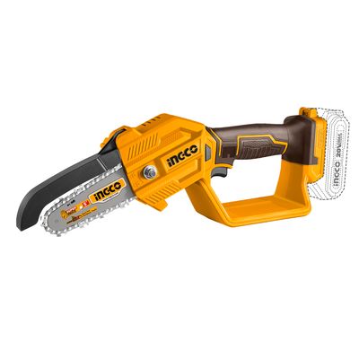 Ingco CGSLI20581 aku řetězová mini pila vč. baterie a nabíječky