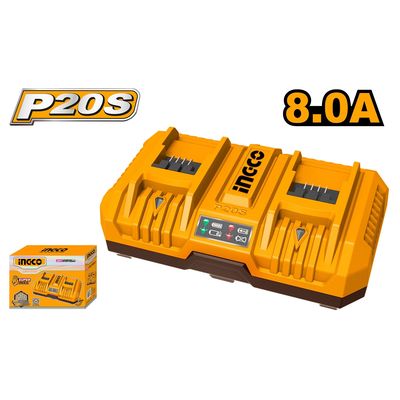 Ingco FCLI2082 nabíječka 8,0A pro 20V Li-ion baterie