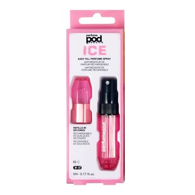 Travalo Perfume Pod Ice plnitelný rozprašovač parfémů Pink 5 ml