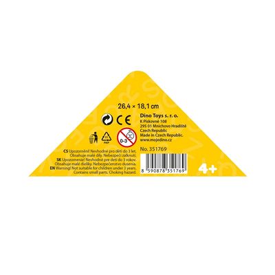 Dino Puzzle triangl Sloník Mio 24 dílků