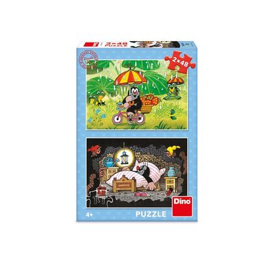 Dino Puzzle Krtkův den 2x48 dílků