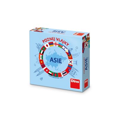 Dino Cestovní hra Poznej vlajky - Asie
