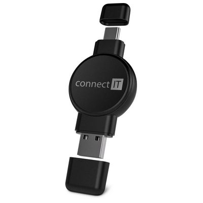 CONNECT IT WatchTravelCharge bezdrátová nabíječka, černá