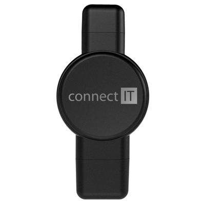 CONNECT IT WatchTravelCharge bezdrátová nabíječka, černá