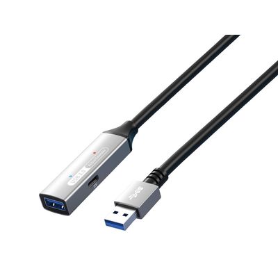 PremiumCord USB 3.2 repeater a prodlužovací kabel Male-Female, 5Gbps Aluminium 5m
