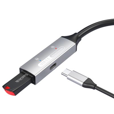 PremiumCord USB 3.2 repeater a prodlužovací kabel Male-Female, 5Gbps Aluminium 10m