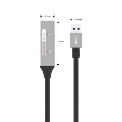 PremiumCord USB 3.2 repeater a prodlužovací kabel Male-Female, 5Gbps Aluminium 10m
