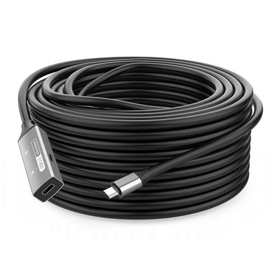 PremiumCord USB-C repeater a prodlužovací kabel Male-Female, 5Gbps Aluminium 10m