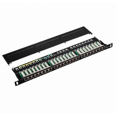 DATACOM Patch panel 19 STP 24 port CAT5E LSA 0.5U BK (3x8p)