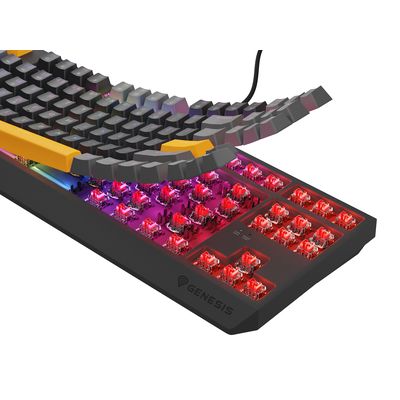 Genesis Thor 230 TKL, černo-šedá, US