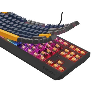 Genesis Thor 230 TKL, modro-šedá, US