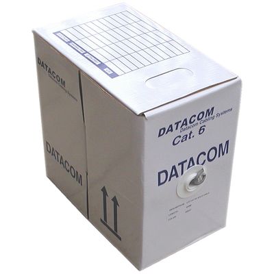 DATACOM UTP drát CAT6 LSOH,Dca-s2d2a1 305m box šedý