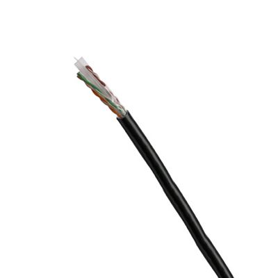 DATACOM UTP drát CAT6 PE,Fca 500m cívka černý OUTDOOR