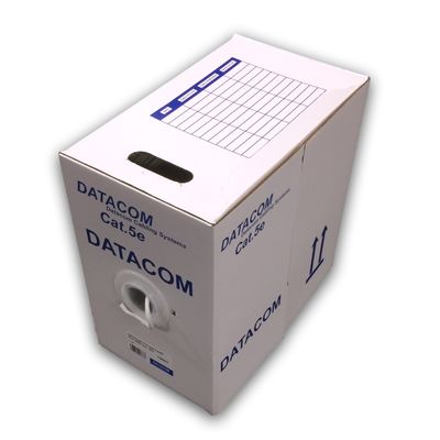 DATACOM FTP drát CAT5E PVC,Eca 305m box bílý