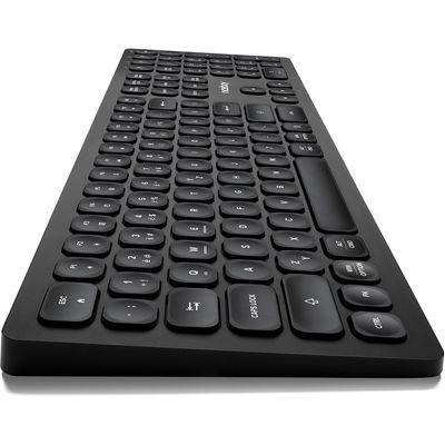 KBC Niceboy OFFICE K30, bezdrátová multimediální klávesnice, nízkoprofilová, USB, CZ, černá