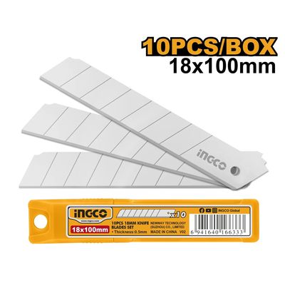 Ingco HKNSB112 Čepel náhradní 18x100mm sada 10ks
