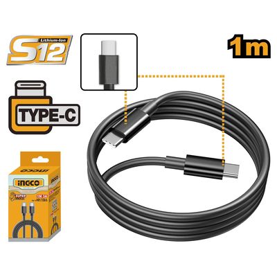 Ingco IUCC02 Kabel USB C-C, 1m