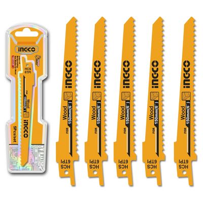 Ingco RSB611D List pilový do přímočaré pily 150mm, sada 5ks
