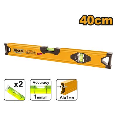 Ingco HSL58040 Vodováha 400mm ALU 2 libely