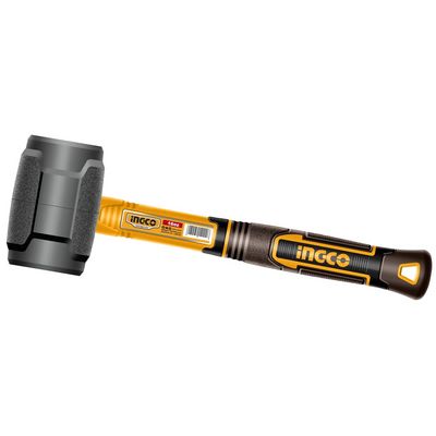 Ingco HRUH8816 Kladivo gumové černé 450g sklolaminát