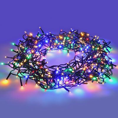Solight LED WIFI smart venkovní vánoční řetěz, 240 LED, 12m, přívod 5m, teplá bílá + vícebarevný