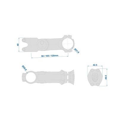 Ritchey 4axis nastavitelný - 120mm - rozbalené / použité