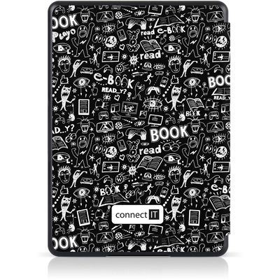 CONNECT IT pouzdro pro Amazon Kindle 2021 (11th gen.), DOODLE černá - rozbalené / použité