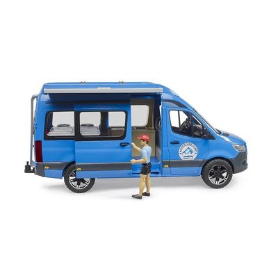 Bruder MB Sprinter Camper s řidičem a příslušenstvím