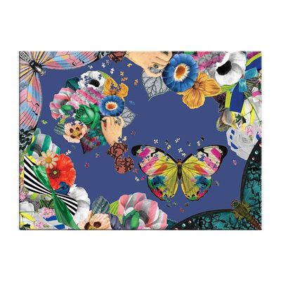 Galison Tvarové puzzle Christian Lacroix Motýl a Kytice v sadě
