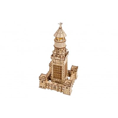 Ugears 3D dřevěné mechanické puzzle Alexandrijský maják