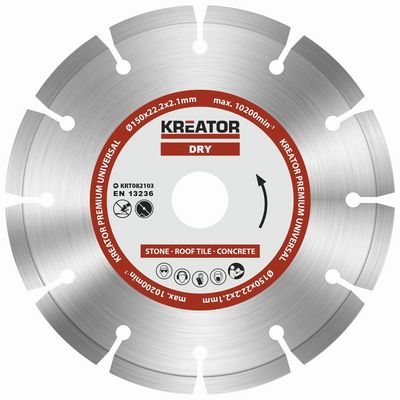 Kreator KRT082103 - Diamantový kotouč segmentový 150mm PREMIUM