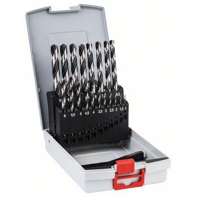 Bosch Sada spirálových vrtáků HSS PointTeQ, ProBox 1–10 mm, 19 kusů (2.608.577.351)