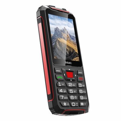 EVOLVEO StrongPhone W4 černo-červený