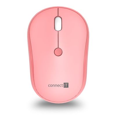 CONNECT IT FASHION combo bezdrátová růžová klávesnice + myš, CZ + SK layout