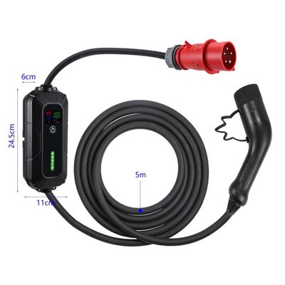 IMMAX cestovní nabíjecí stanice pro elektromobily EV/PHEV AC Type 2, 11 kW