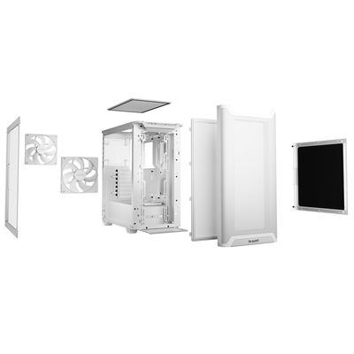 Be quiet! PURE BASE 501 Airflow Window, bílá
