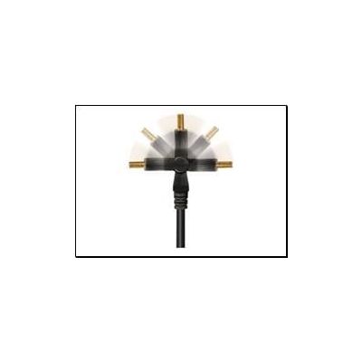 PremiumCord Kabel HDMI A - HDMI A M/M 3m, otočné zlacené konektory