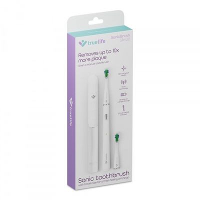 TrueLife SonicBrush Slim20, bílý + pouzdro a hlavice