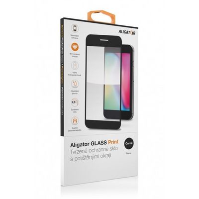 Aligator ochrana displeje GLASS PRINT Xiaomi 14T Pro 5G černá, celoplošné lepení