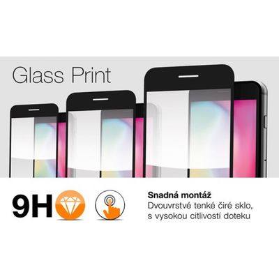 Aligator ochrana displeje GLASS PRINT Xiaomi 14T Pro 5G černá, celoplošné lepení