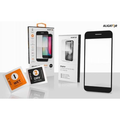 Aligator ochrana displeje GLASS PRINT Xiaomi 14T Pro 5G černá, celoplošné lepení