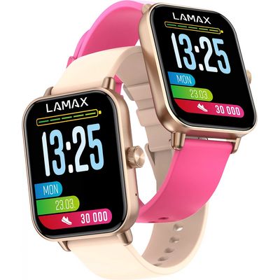 LAMAX dětské chytré hodinky BCool2 Play, rose gold
