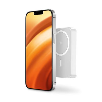Aligator Mag-Bank, 10 000 mAh, bílá