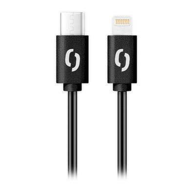 Datový kabel ALIGATOR POWER 30W, USB-C/Lightning 3A, 2,5m černý