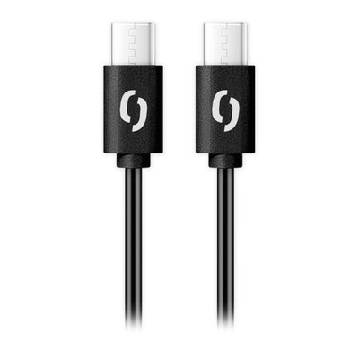 Datový kabel ALIGATOR POWER 65W, USB-C/USB-C 3A, 0,5m černý