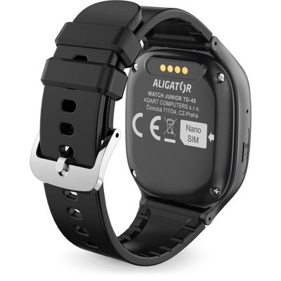 Chytré hodinky Aligator Watch Junior 2, černé