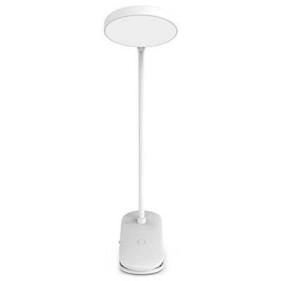ColorWay stolní LED lampa, klip, bílá