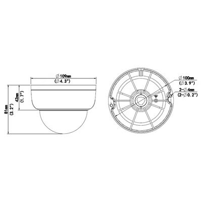 Uniarch by Uniview IP kamera/ IPC-D125-APF28/ Dome/ 5Mpx/ objektiv 2.8mm/ 1944p/ IP67/ IR30/ IK10/ PoE/ Onvif